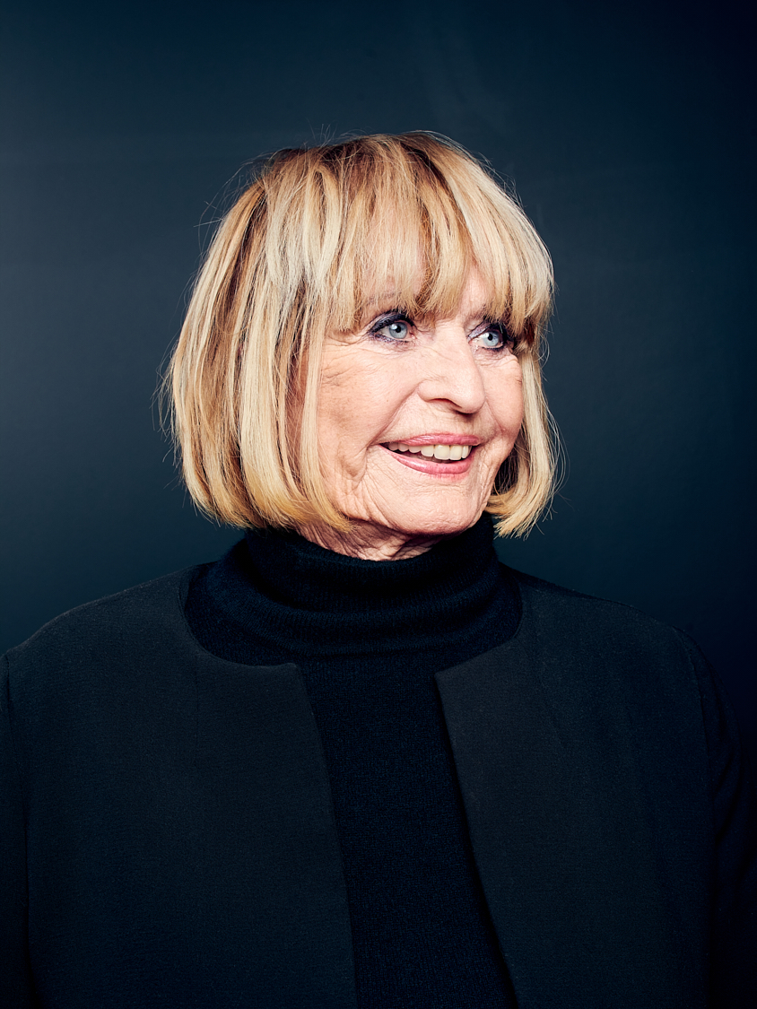 Die Hamburger Star-Friseurin Marlies Möller, in ihrem Salon am Neuen Wall in Hamburg. 